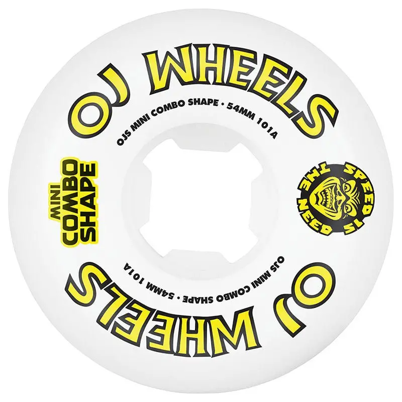 Oj 54Mm 101A Team Line Original Mini Combo Skateboard Wheels 4Pk 1
