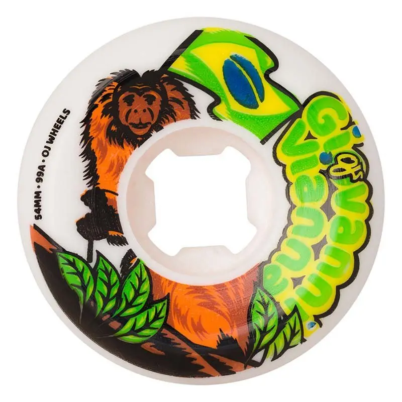Oj 54Mm 99A Vianna Tamtam Elite Hardline Skateboard Wheels 4Pk 1