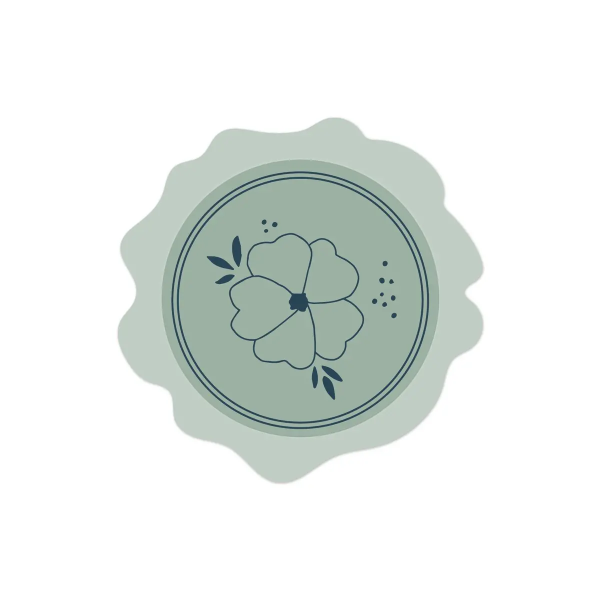 Sello De Lacre Flor Ojalá 1