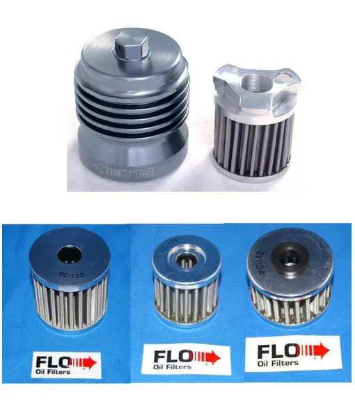Pc Racing - Atv Flo Stainless Steel Oil Filters (Kawasaki) 1
