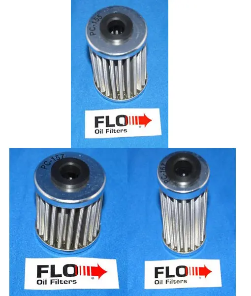 Pc Racing - Atv Flo Stainless Steel Oil Filters (Ktm) 1