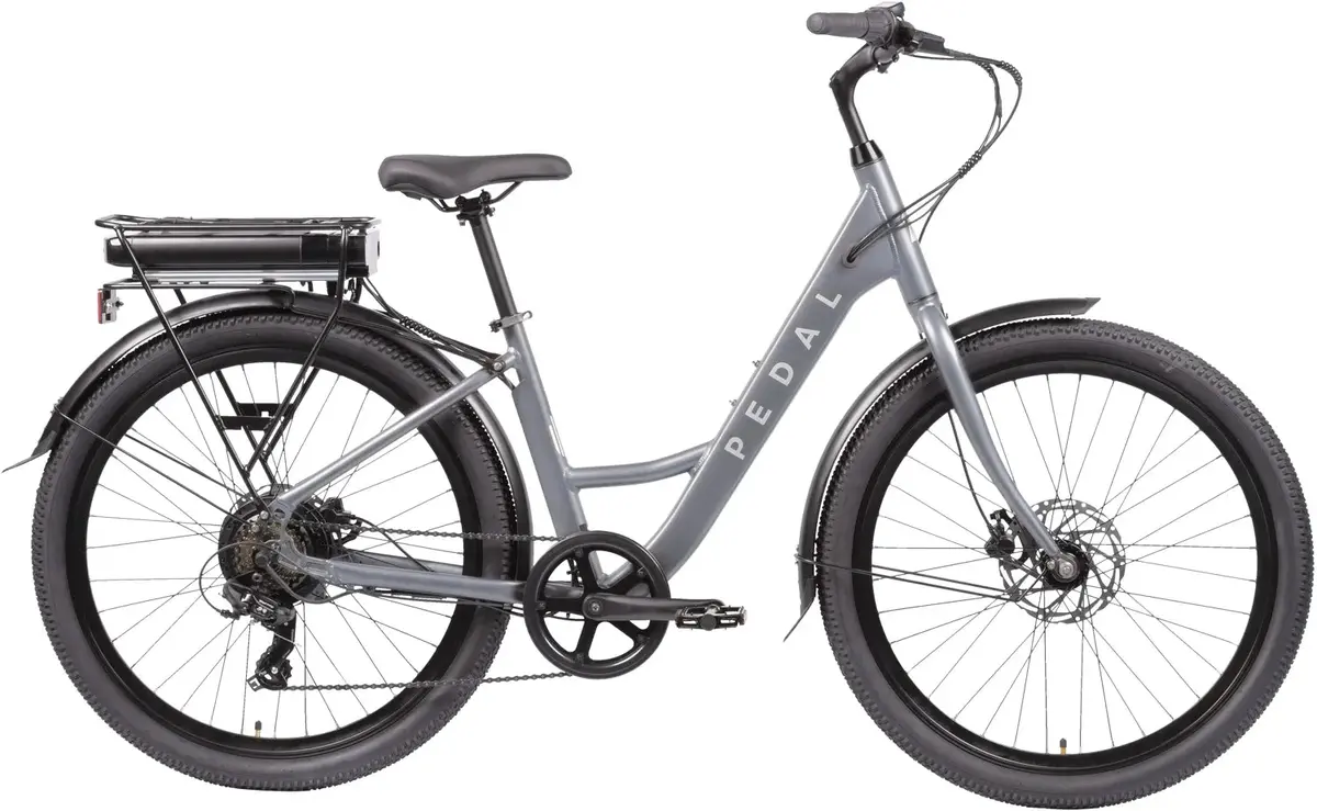 Pedal Comet 3 Disc Electric Hybrid Bike Charcoal 1