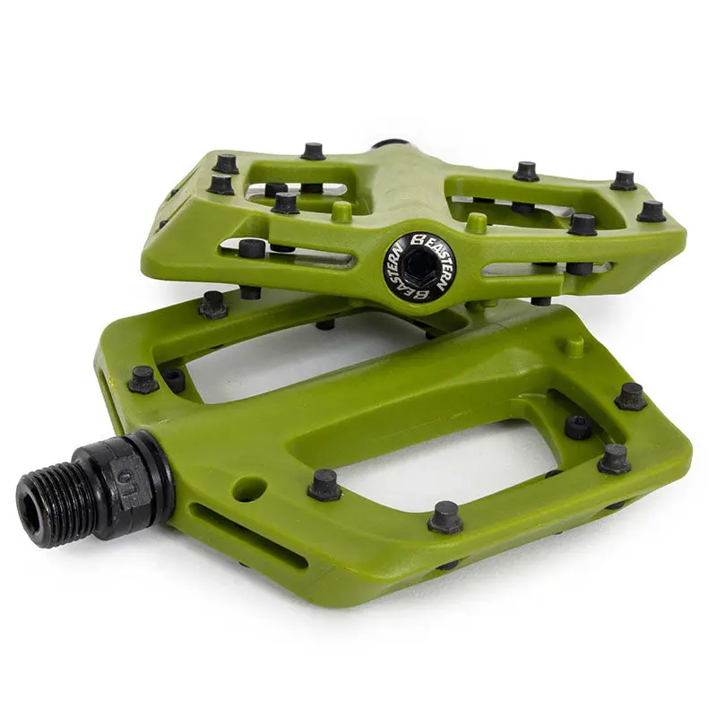 Eastern Bicycles Green Army Sealed Bearings 9/16" Axle Linx Pedals 1