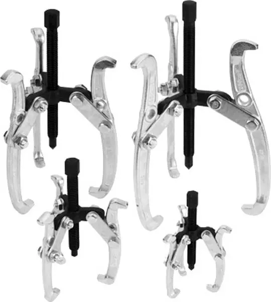Performance Tool - 4 Piece 3-Jaw Gear Puller Set 1