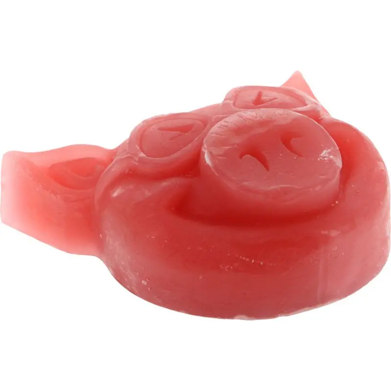 Pig Head Raised Red Skateboard Curb Wax 1