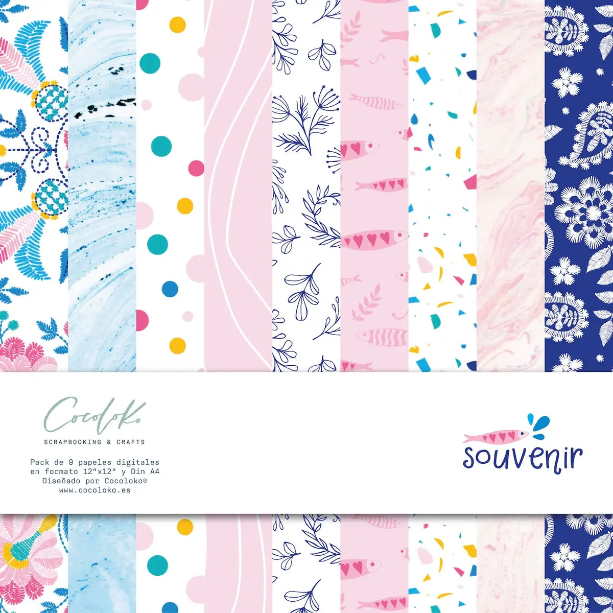Souvenir Pack Papeles Digitales 1