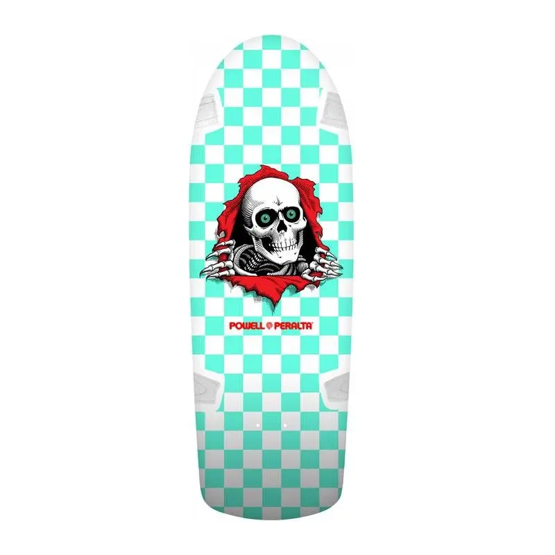 Powell Peralta 10" X 30" Og Ripper Checker Mint Skateboard Deck 1