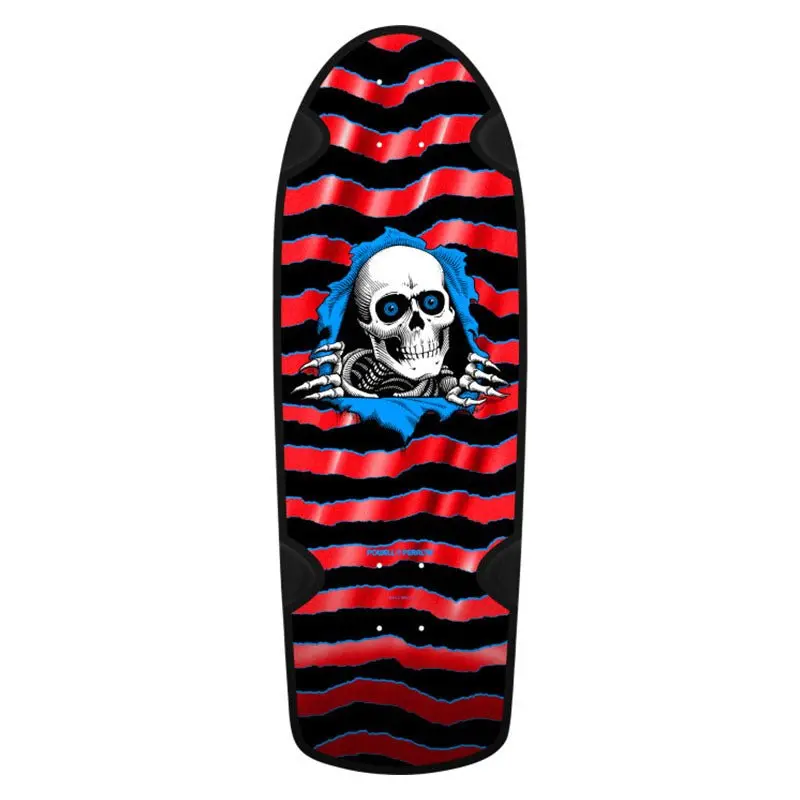 Powell Peralta 10" X 30" Og Ripper Reissue Red Foil Skateboard Deck 1
