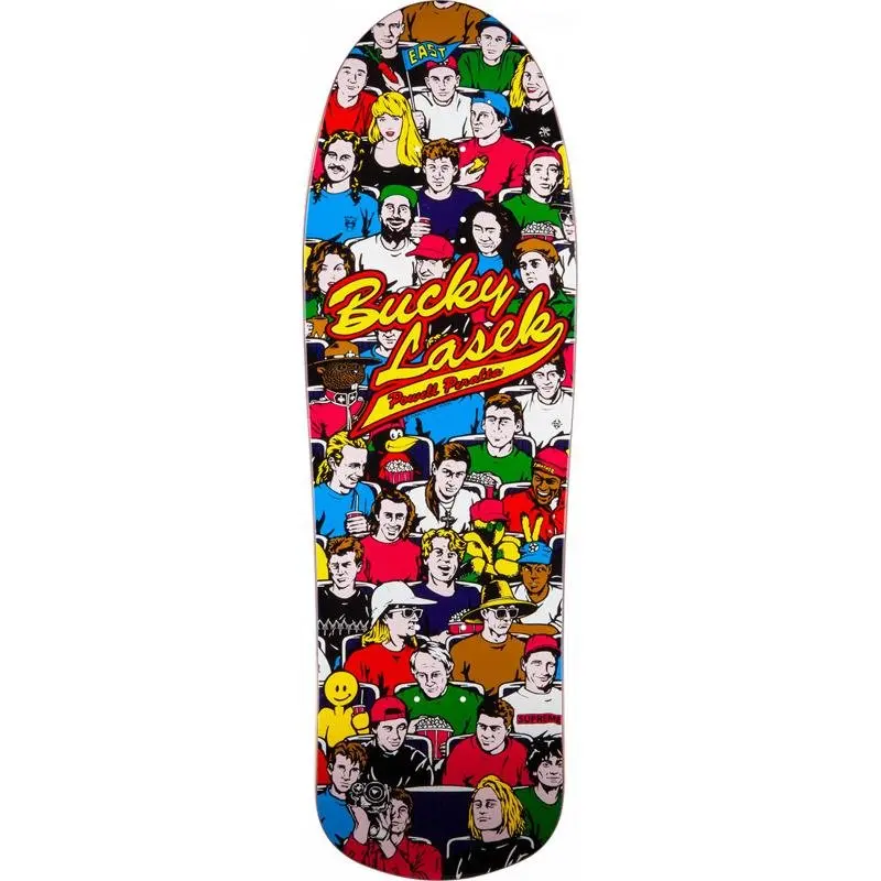 Powell Peralta 10" X 31.5" Bucky Lasek Stadium Reissue Skateboard Deck 1