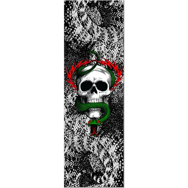 Powell Peralta 10.5" X 33" Mcgill Skull & Snake Clear Grip Tape Sheet 1