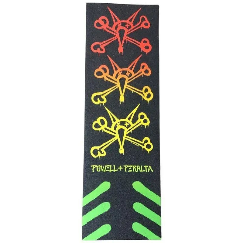 Powell Peralta 10.5" X 33" Rat Bones Fade 2 Green Skateboard Grip Tape 1