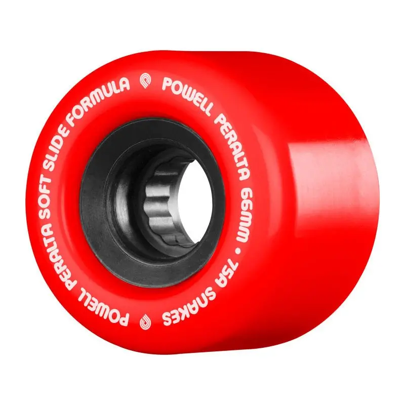 Powell Peralta 66Mm 75A Snakes Red Skateboard Wheels 4Pk 1