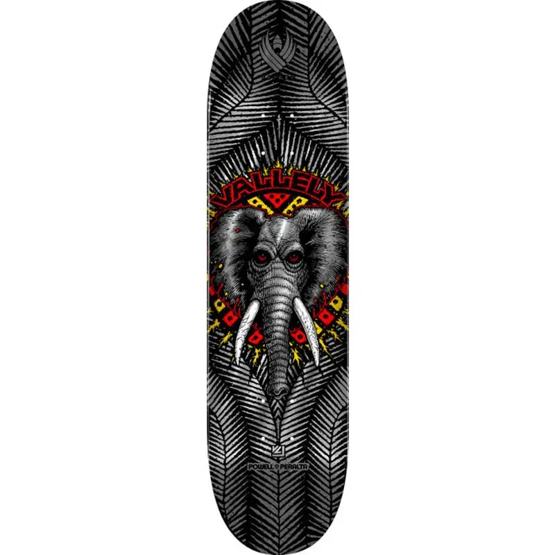 Powell Peralta  8.38" Flight Mike Vallely Elephant Silver Foil K26 Skateboard Deck 1
