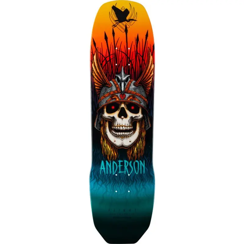 Powell Peralta 8.45" X 31.8" Pro Andy Anderson Heron Flight Shape 289 Skateboard Deck 1