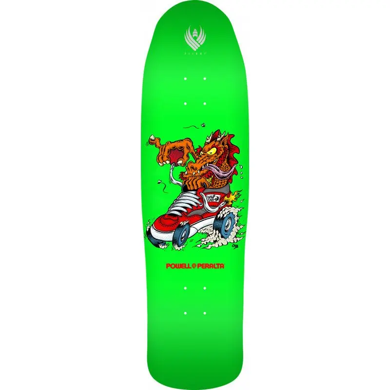 Powell Peralta 8.9" X 31.8" Pro Steve Caballero Half Cab Lime Flight Skateboard Deck 1