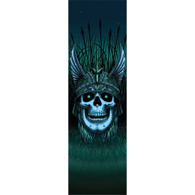 Powell Peralta 9" X 33" Anderson Green Skull Skateboard Grip Tape 1Pc 1