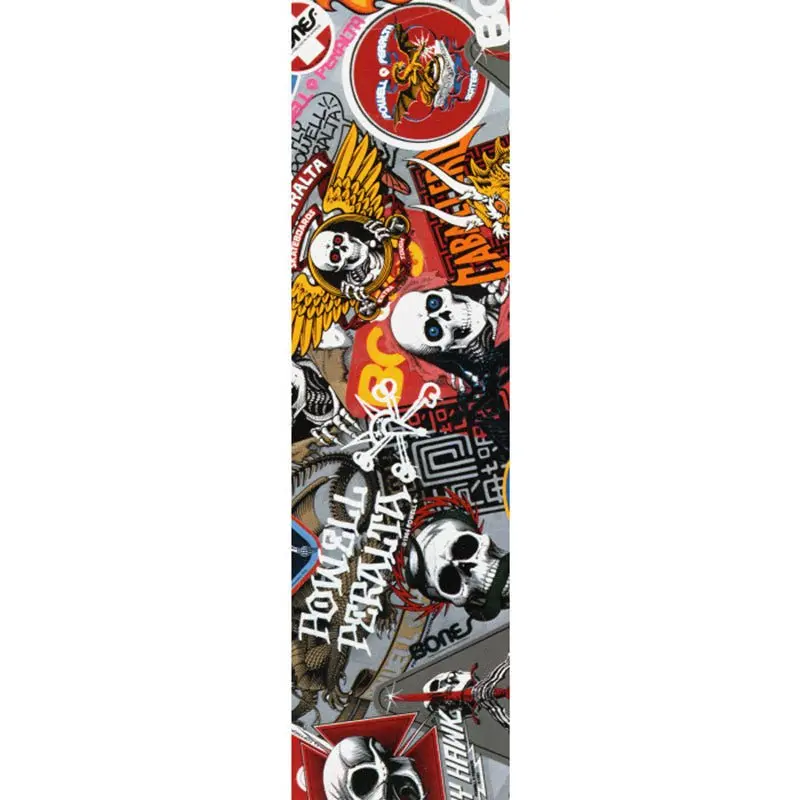 Powell Peralta 9" X 33" Grip Tape Sheet Collage 1 Skateboard Grip Tape 1Pc 1