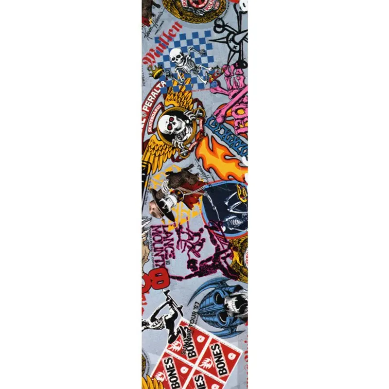 Powell Peralta 9" X 33" Grip Tape Sheet Collage 5 Skateboard Grip Tape 1Pc 1