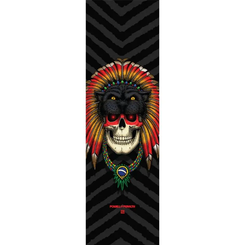 Powell Peralta 9" X 33" Hoefler Skull Skateboard Grip Tape 1Pc 1