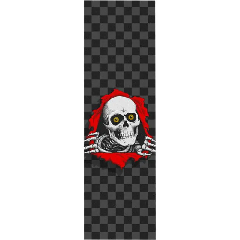 Powell Peralta 9" X 33" Ripper Checker Black Skateboard Grip Tape 1Pc 1