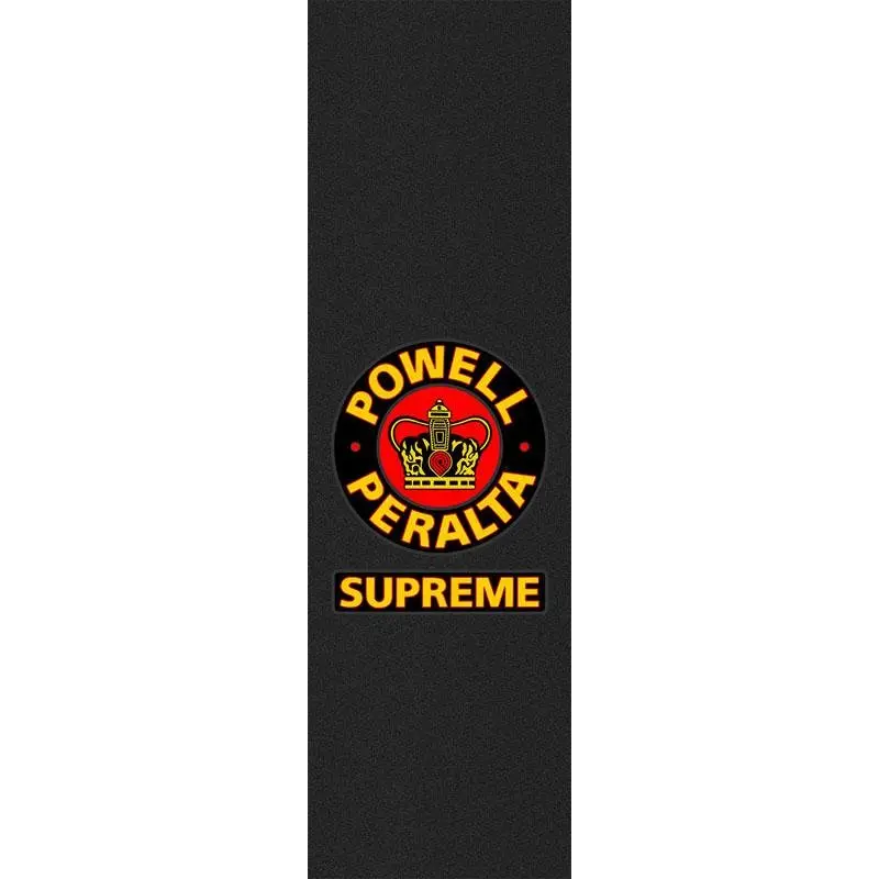 Powell Peralta  9" X 33" Supreme Black Skateboard Grip Tape 1Pc 1