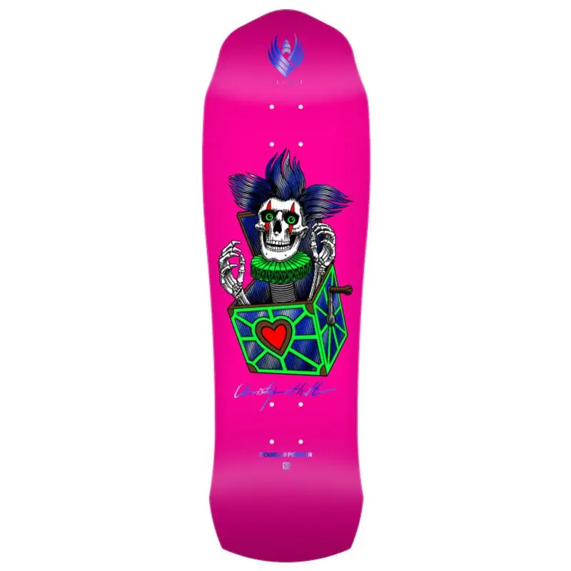 Powell Peralta 9.5" X 31.13" Pro Chris Hiett Skull Flight Skateboard Deck 1
