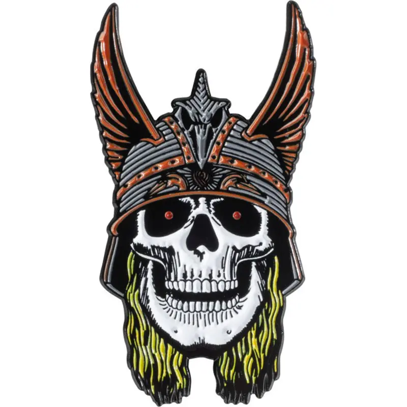 Powell Peralta Andy Anderson Skull Lapel Pin 1