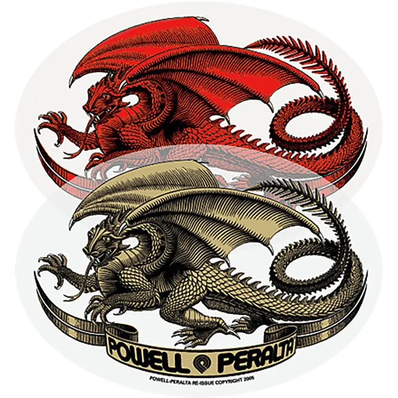 Powell Peralta Oval Dragon Sticker 1
