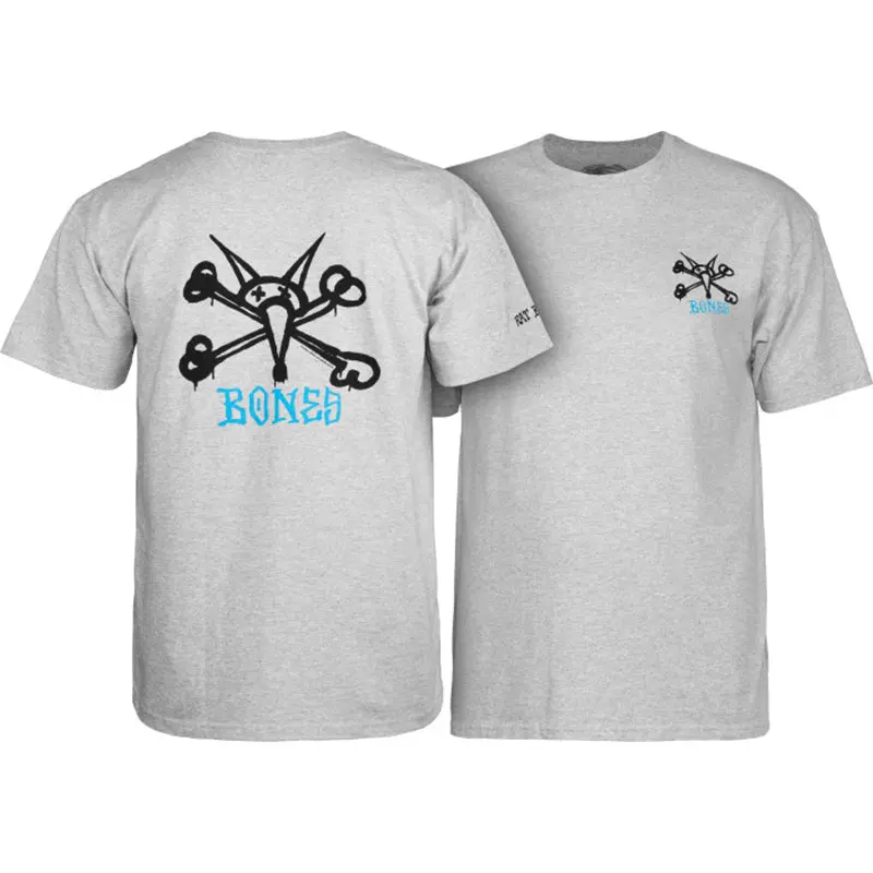 Powell Peralta Rat Bones Athletic Heather 3X-Large Short Sleeve T-Shirt 1