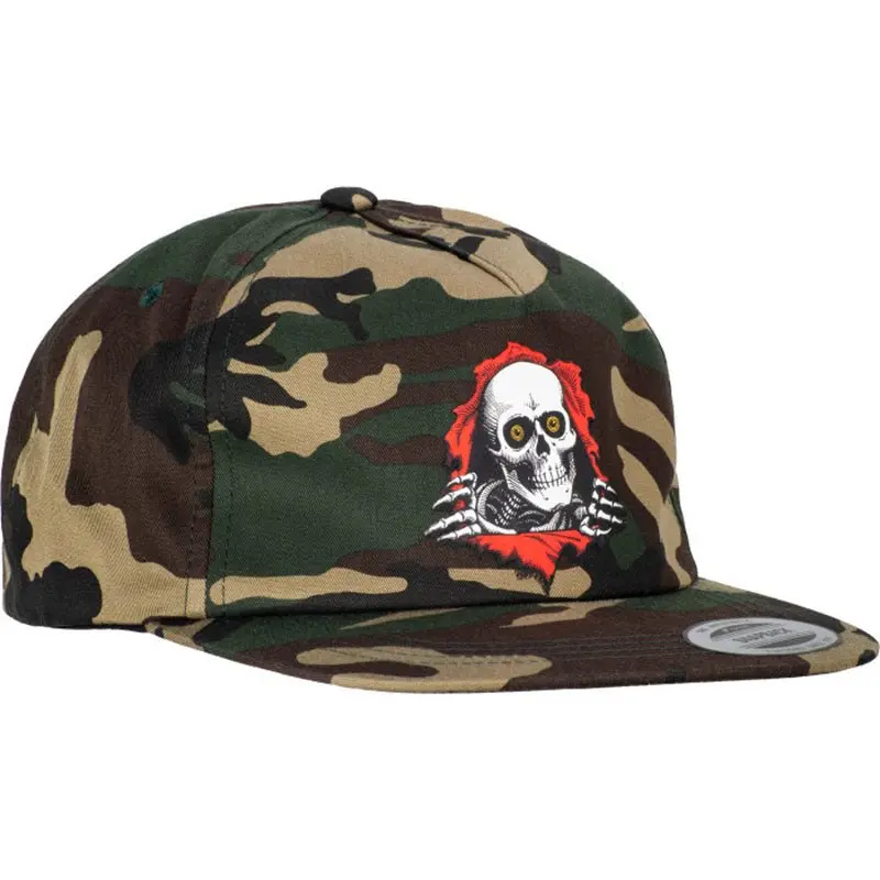 Powell Peralta Ripper "2" Snap Back Cap  Camo Hat 1