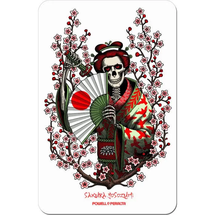 Powell Peralta Sakura Yosozumi Samurai Sticker 1