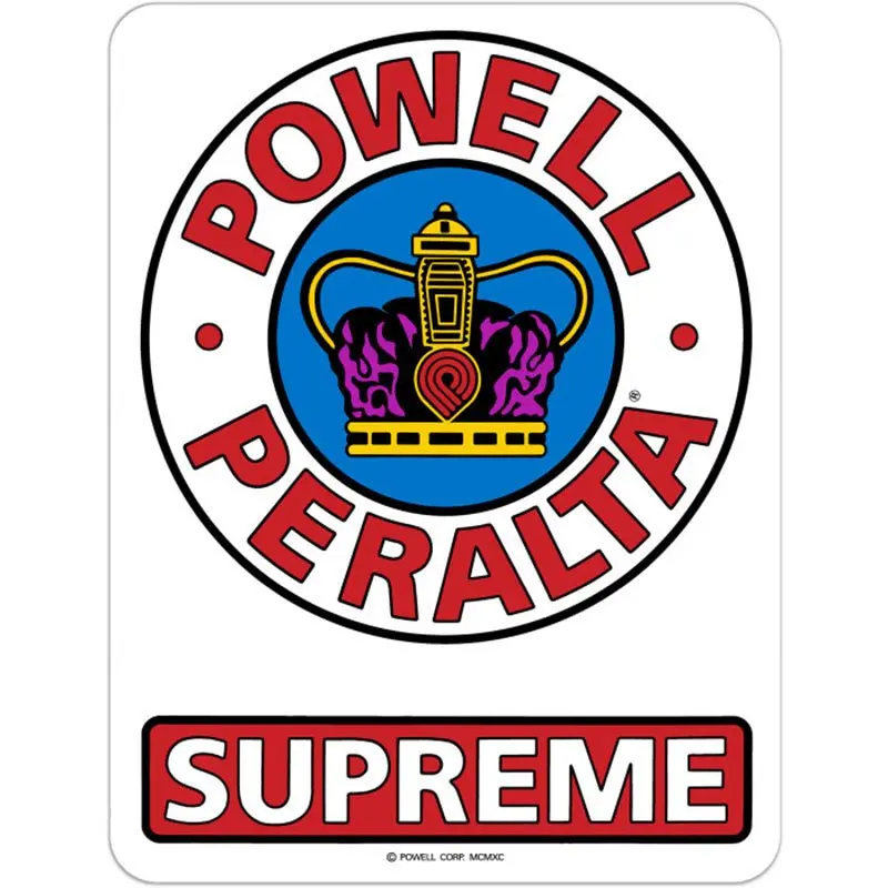Powell Peralta Supreme Og Sticker 3.25" 1