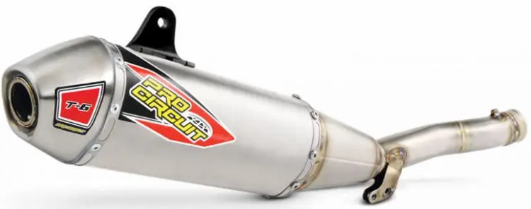 Pro Circuit - T-6 Stainless Slip-On Exhaust (Honda) 1