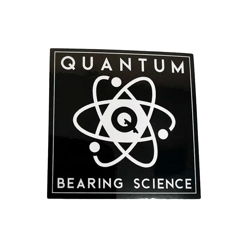 Quantum Bearing Science 2" Black Sticker 1