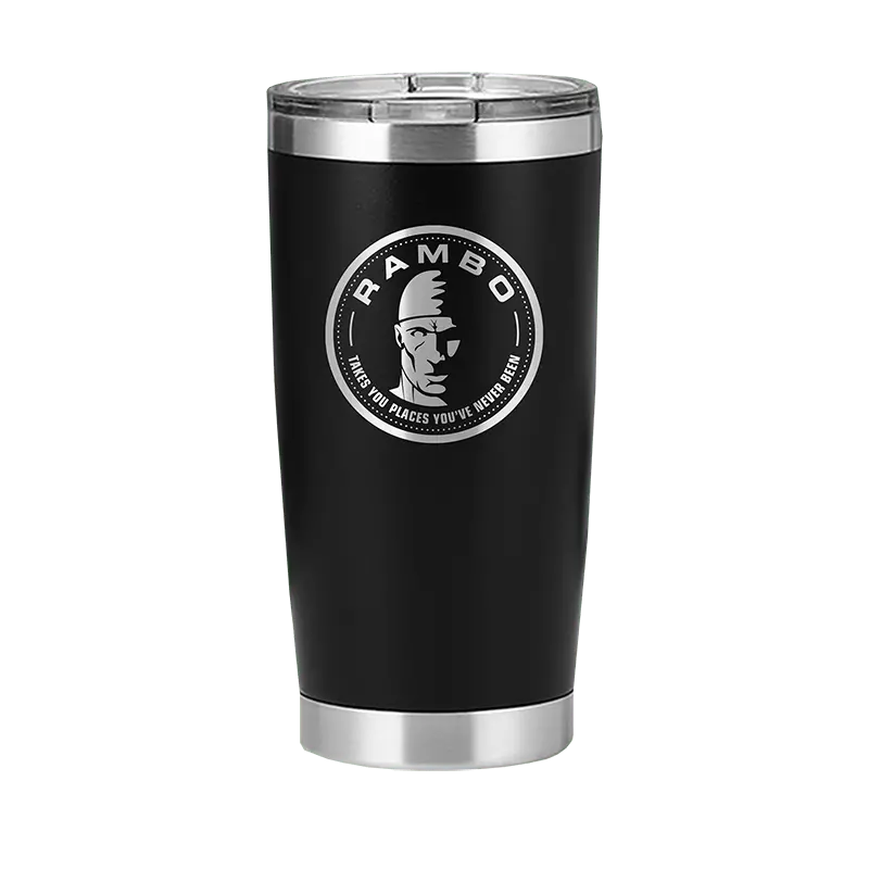 Rambo 20Oz Tumbler With Locking Lid 1