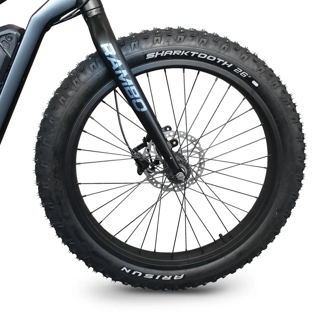 Arisun Sharktooth 26X4" Folding Studded Tire 1