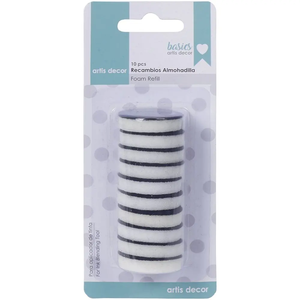 Recambio 10 Esponjas 30Mm Para Aplicador Artisdecor 1