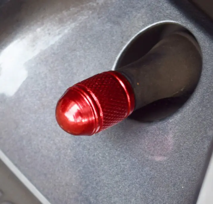 Red Dome Aluminum Tire Valve Caps - Sets Of 4, 8, 12 Or 20 - Universal, Fits All Vehicles 3