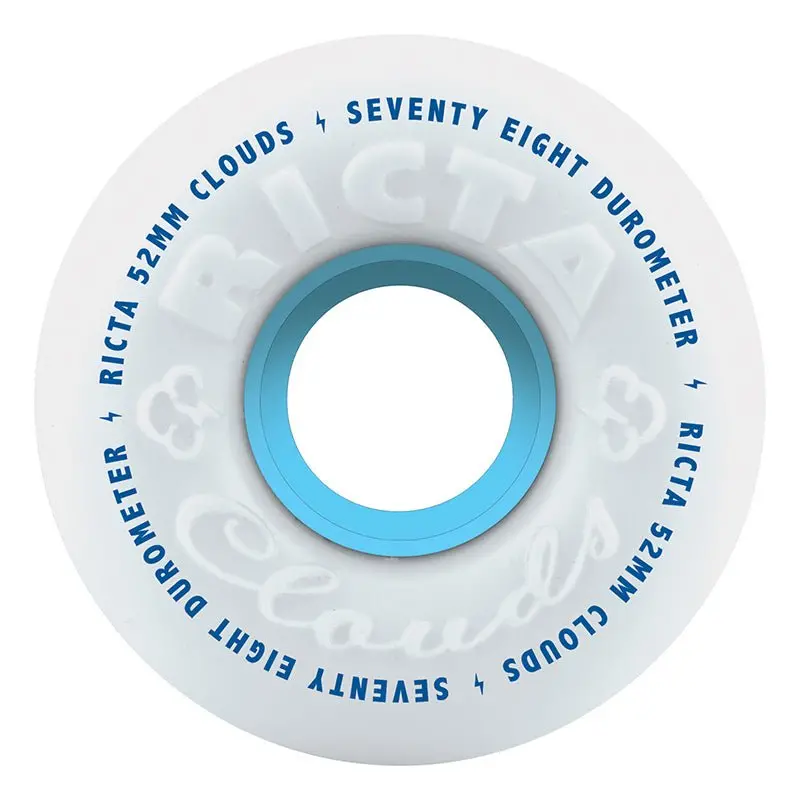 Ricta 52Mm 78A  Clouds White Skateboard Wheels 4Pk 1