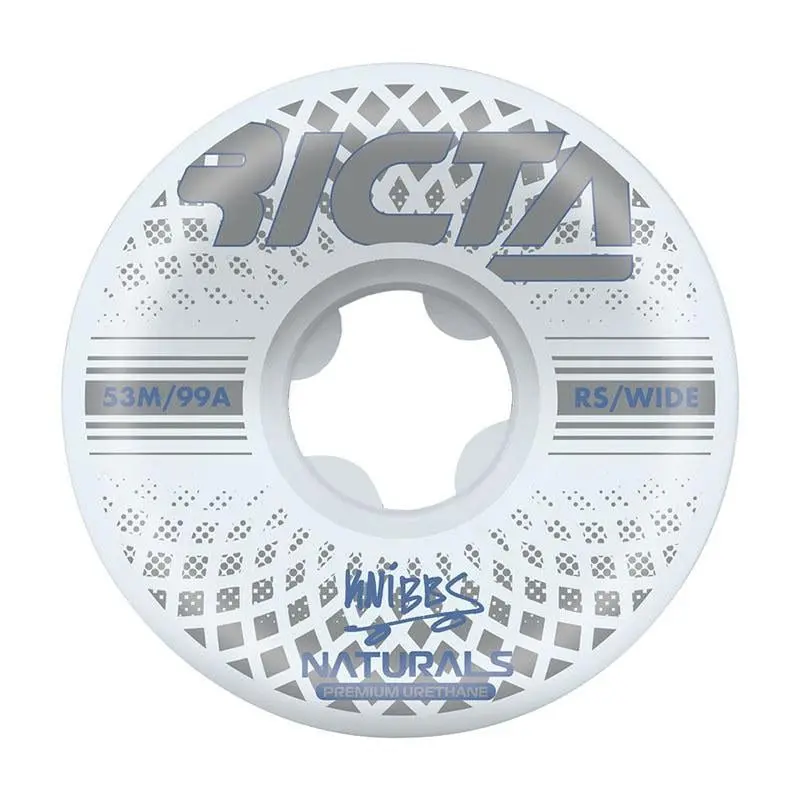 Ricta 53Mm 99A Knibbs Reflective Naturals Wide Skateboard Wheels 4Pk 1