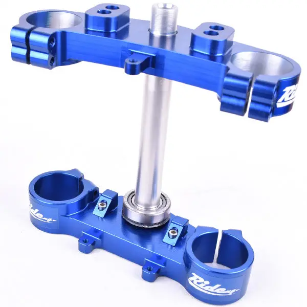Ride Engineering - Yamaha Yz65/85 Triple Clamp Set - Blue 1