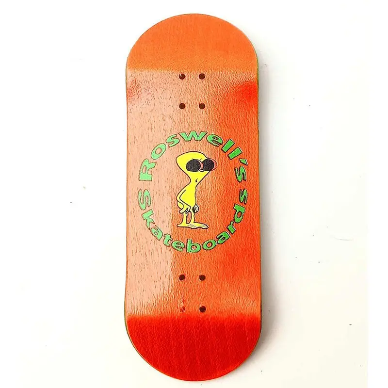 Roswell's Uv Digital Printing Orange Rd-5 Fingerboard Decks 1