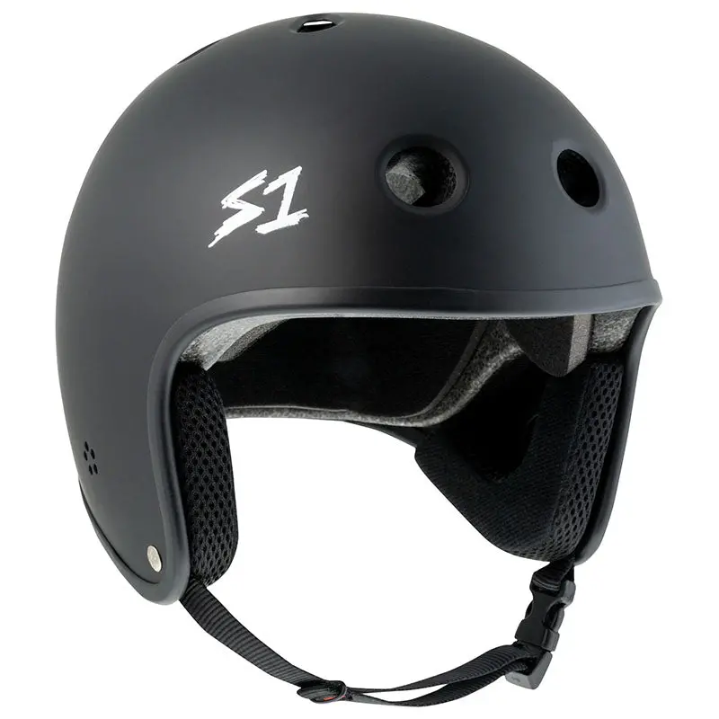S1 Helmet Co. Lifer Retro Black Matte Helmet 1