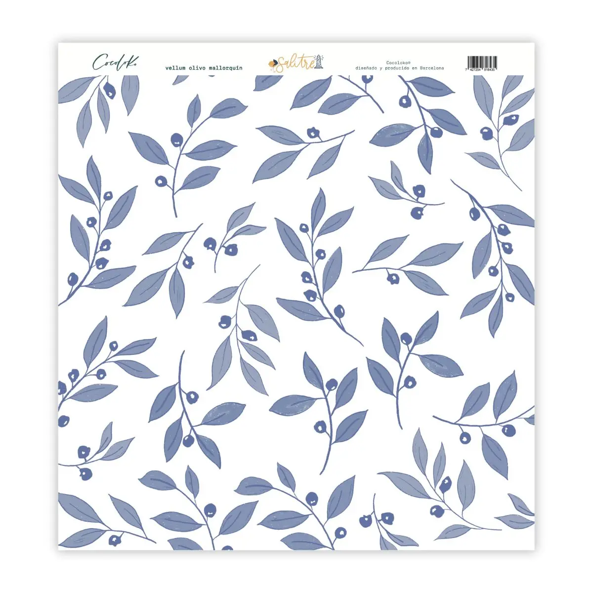 Vellum Olivo Mallorquín 12"X12" Salitre 1