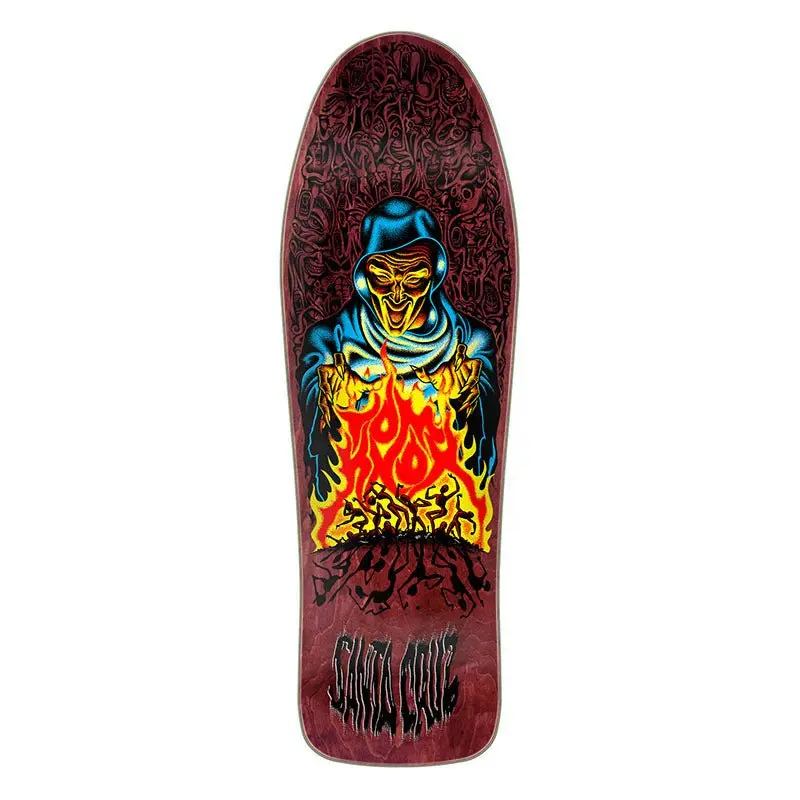 Santa Cruz 10.07" X 31.275" Knox Firepit Reissue Skateboard Deck 1