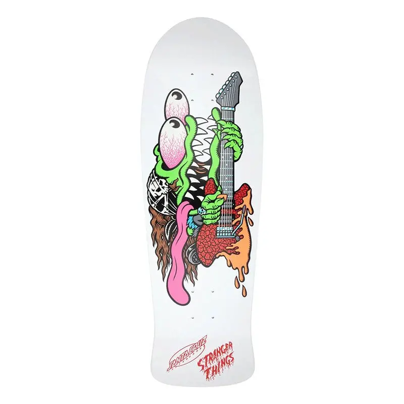 Santa Cruz 10.1" X 31.13" Stranger Things Meek Eddie Slasher Reveal Skateboard Deck 1