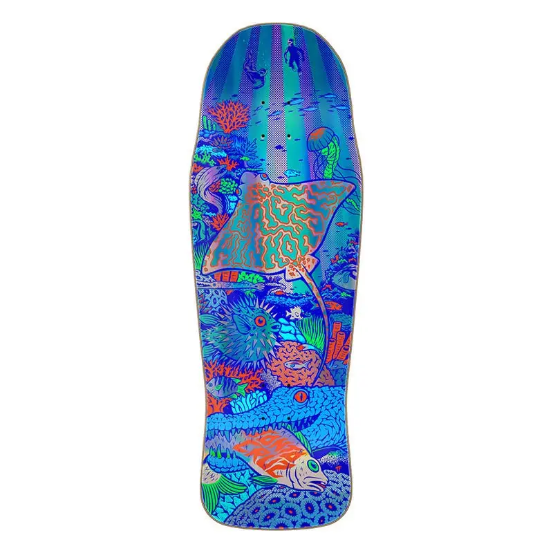 Santa Cruz 10.34" X 30.54" Winkowski Aquatic Pro Shaped Skateboard Deck 1