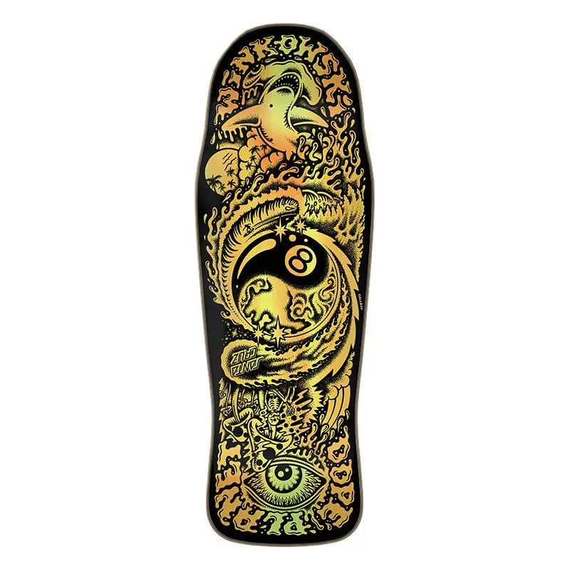 Santa Cruz 10.34" X 30.54" Winkowski Dope Planet Shaped Skateboard Deck 1
