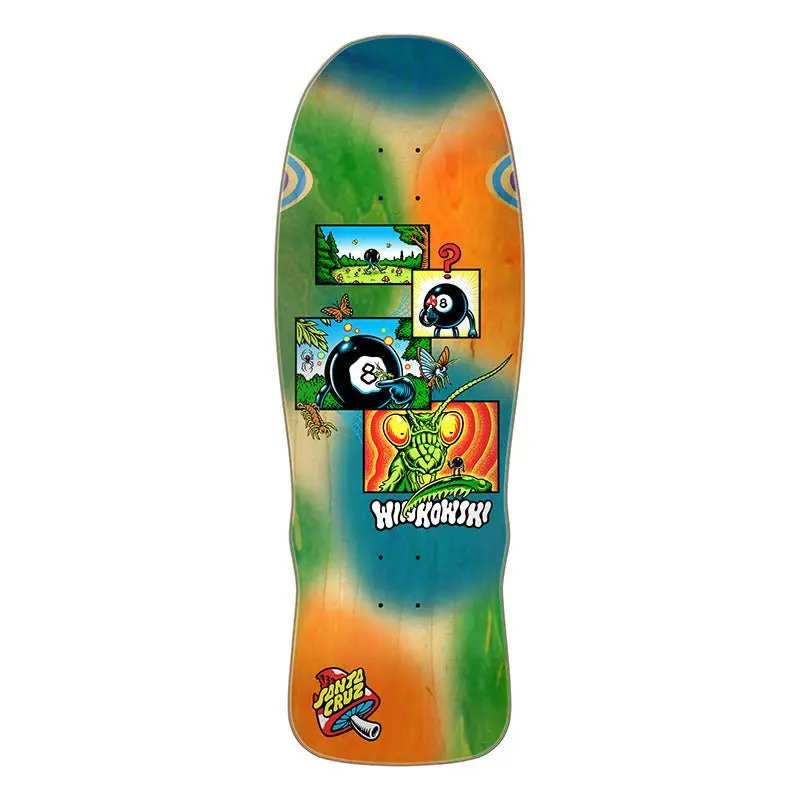 Santa Cruz 10.35" X 30.54" Winkowski 8Ballr Comic Shaped Skateboard Deck 1