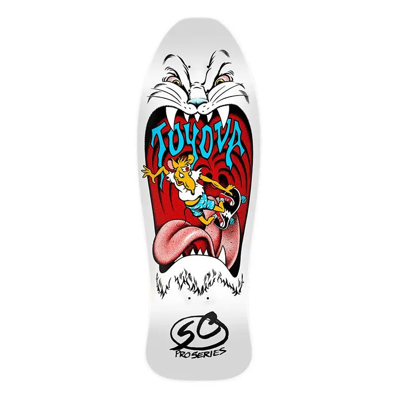Santa Cruz 10.35" X 31.19" Toyoda Reissue Skateboard Deck 1